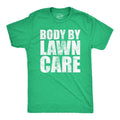 Mens Funny T Shirts Body By Lawn Care Sarcastic Dad Bod Novelty Tee For Men Mens Funny T Shirts Cool Tees Soft Stylish...
