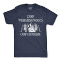 Mens Funny T Shirts Camp Wishabish Woods Camping Graphic Novelty Tee For Men Mens Funny T Shirts Cool Tees Soft Stylish...