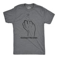 Mens Funny T Shirts Connect The Dots Sarcastic Middle Finger Graphic Novelty Tee for Men Mens Funny T Shirts Cool Tees...