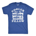 Mens Funny T Shirts Cooler Than The Other Side of the Pillow Sarcastic Novelty Tee for Men Mens Funny T Shirts Cool Tees...
