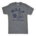 Mens Funny T Shirts DILF Damn I Love Fishing Sarcastic Fishermen Graphic Tee For Men Mens Funny T Shirts Cool Tees Soft...