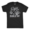 Mens Funny T Shirts Deja Brew Sarcastic Drinking Graphic Tee For Men Mens Funny T Shirts Cool Tees Soft Stylish Casual...