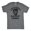 Mens Funny T Shirts Emotional Support Animal Werewolf Sarcastic Halloween Graphic Tee For Men Mens Funny T Shirts Cool...