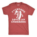 Mens Funny T Shirts Everyone Loves An Underdog Sarcastic Hotdog Graphic Tee for Men Mens Funny T Shirts Cool Tees Soft...