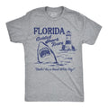 Funny Florida Guided Shark Tours Sarcastic Novelty Funny Cool Soft Casual Menswear Shark Funny Sarcastic Short Sleeve Light Grey T-Shirts, Hoodie, Sweatshirt
