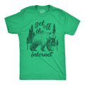 Mens Funny T Shirts Get Off The Internet Sarcastic Nature Lovers Novelty Tee For Men Mens Funny T Shirts Cool Tees Soft...