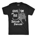 Funny Give Em Ole Razzle Dazzle Sarcastic Cat Novelty Funny Cool Soft Casual Menswear Sarcastic Funny Cat Short Sleeve Black T-Shirts, Hoodie, Sweatshirt