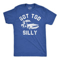 Mens Funny T Shirts Got Too Silly Sarcastic Police Graphic Partying Novelty Tee For Men Mens Funny T Shirts Cool Tees...