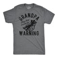 Mens Funny T Shirts Grandpa Warning Sarcastic Fathers Day Tee For Men Mens Funny T Shirts Cool Tees Soft Stylish Casual...