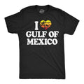 Mens Funny T Shirts I Heart Gulf Of Mexico Sarcastic Political Graphic Novelty Tee for Men Mens Funny T Shirts Cool Tees...
