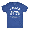 Mens Funny T Shirts I Need Some Head Hugs Encouragement And Devotion Sarcastic Novelty Tee For Men Mens Funny T Shirts...