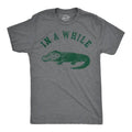 Mens Funny T Shirts In A While Crocodile Sarcastic Croc Graphic Tee for Men Mens Funny T Shirts Cool Tees Soft Stylish...