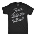 Mens Funny T Shirts Jesus Take The Wheel Sarcastic Graphic Tee for Men Mens Funny T Shirts Cool Tees Soft Stylish Casual...