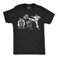 Mens Funny T Shirts Karate Kicking Raccoon Sarcastic Graphic Tee for Men Mens Funny T Shirts Cool Tees Soft Stylish...