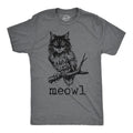 Mens Funny T Shirts Meowl Sarcastic Cat Owl Graphic Novelty Tee For Men Mens Funny T Shirts Cool Tees Soft Stylish Casual...