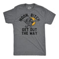 Mens Funny T Shirts Moon Bitch Get Out The Way Sarcastic Solar Eclipse Tee For Men Hoodie, Sweatshirt | GrindPrints.com