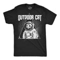 Mens Funny T Shirts Outdoor Cat Sarcastic Space Graphic Tee For Men Mens Funny T Shirts Cool Tees Soft Stylish Casual...