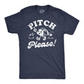 Mens Funny T Shirts Pitch Please Sarcastic Camping Graphic Tee For Men Mens Funny T Shirts Cool Tees Soft Stylish Casual...