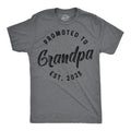 Mens Funny T Shirts Promoted To Grandpa 2025 Sarcastic Family New Baby Graphic Tee For Men Mens Funny T Shirts Cool Tees...