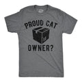 Mens Funny T Shirts Proud Cat Owner Sarcastic Kitten Graphic Tee for Men Mens Funny T Shirts Cool Tees Soft Stylish...
