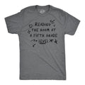 Mens Funny T Shirts Reading The Room At A Fifth Grade Level Sarcastic Tee For Men Mens Funny T Shirts Cool Tees Soft...