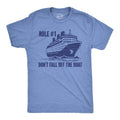 Mens Funny T Shirts Rule Number 1 Dont Fall Off The Boat Sarcastic Cruise Graphic Novelty Tee For Men Mens Funny T Shirts...