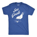Mens Funny T Shirts Sea Goals Sarcastic Seagull Graphic Noevelty Tee For Men Mens Funny T Shirts Cool Tees Soft Stylish...