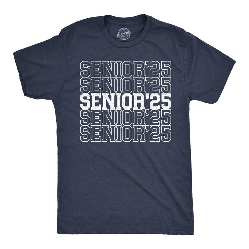 Mens Funny T Shirts Senior 25 Sarcastic Graduation Graphic Novelty Tee For Men Mens Funny T Shirts Cool Tees Soft Stylish...