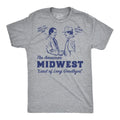 Mens Funny T Shirts The American Midwest Sarcastic USA Graphic Novelty Tee For Men Mens Funny T Shirts Cool Tees Soft...