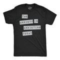 Mens Funny T Shirts The Anxiety Is Anxieting Today Sarcastic Mental Health Graphic Novelty Tee for Men Mens Funny T...