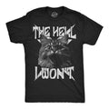 Mens Funny T Shirts The Hell I Wont Crazy Cat Graphic Tee For Men Mens Funny T Shirts Cool Tees Soft Stylish Casual...