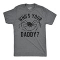 Mens Funny T Shirts Whos Your Daddy Sarcastic Spider Graphic Tee For Men Mens Funny T Shirts Cool Tees Soft Stylish...