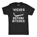 Mens Funny T Shirts Wiches Before Bitches Sarcastic Ice Cream Sandwich Graphic Tee For Men Mens Funny T Shirts Cool Tees...