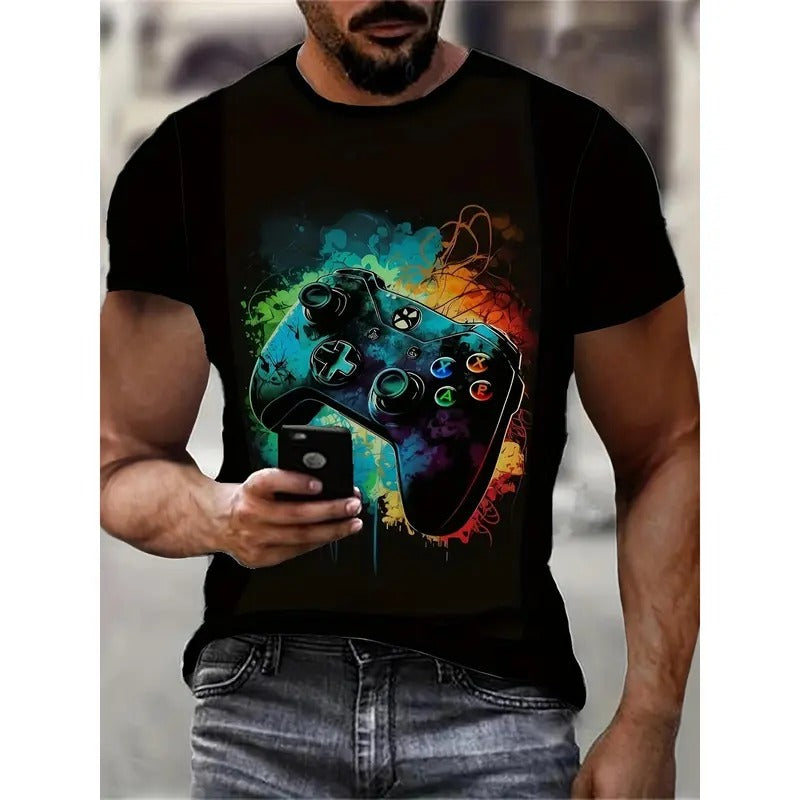 Gamepad Casual Short Sleeve Crew Neck Shirt Lightweight Breathable Gaming Enthusiasts & Outdoor Adventures Made USA T-Shirts, Hoodie, Sweatshirt