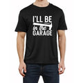Mens Garage Print Tee Shirt - Comfortable & Lightweight Short Sleeve Graphic Tee for Summer Casual Wear