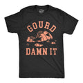 Gourd Damn Funny Halloween Smashed Pumpkin Jack O Lantern Joke Guys Funny Cool Soft Casual Menswear Halloween Funny Sarcastic Short Black T-Shirts, Hoodie, Sweatshirt