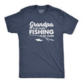 Grandpa Is My Name Fishing Is My Game Funny Fish Papa Funny Cool Soft Casual Menswear Dad Joke Funny Fishing Short Sleeve Novelty Navy T-Shirts, Hoodie, Sweatshirt