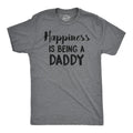 Mens Happiness Is Being a Daddy Funny Fathers Day Family Proud Dad T shirt Mens Funny T Shirts Cool Tees Soft Stylish...
