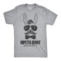 Mens Hipster Bunny Egg Hunt Funny Easter Millenial Rabbit Novelty Adult T Shirt Mens Funny T Shirts Cool Tees Soft...