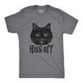 Mens Hiss Off T Shirt Funny Angry Hissing Aggressive Cat T Shirt For Guys Mens Funny T Shirts Cool Tees Soft Stylish...