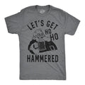 Mens Ho Ho Hammered T Shirt Funny Christmas Drinking Tee for Guys Mens Funny T Shirts Cool Tees Soft Stylish Casual...