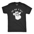Mens Ho Ho Yall T Shirt Funny Xmas Southern Cowboy Santa Claus Tee For Guys Mens Funny T Shirts Cool Tees Soft Stylish...