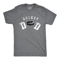 Mens Hockey Dad T Shirt Funny Cool Ice Hockey Fathers Day Gift Puck Graphic Tee for Guys Mens Funny T Shirts Cool Tees...