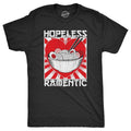 Mens Hopeless Ramentic T Shirt Funny Ramen Noodle Takeout Lovers Tee For Guys Mens Funny T Shirts Cool Tees Soft Stylish...
