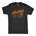 Hunting Makes Me Feel Less Murdery Funny Sarcastic Hunter Novelty Funny Cool Soft Casual Menswear Dad Joke Funny Hunting Short Black T-Shirts, Hoodie, Sweatshirt