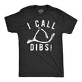 Mens I Call Dibs T Shirt Funny Thanksgiving Dinner Turkey Wish Bone Joke Tee for Guys Mens Funny T Shirts Cool Tees Soft...