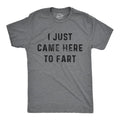 Mens I Just Came Here to Fart T Shirt Funny Pass Gas Toilet Humor Novelty Tee Mens Funny T Shirts Cool Tees Soft Stylish...