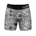 Mens I Like Cats and Maybe 3 People Boxers Funny Sarcastic Pet Novelty Underwear for Guys Funny Graphic Boxers Animal ...