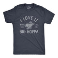 Mens I Love It When You Call Me Big Hoppa T Shirt Funny Easter Sunday Bunny Rabbit Tee For Guys Mens Funny T Shirts Cool...