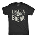 Mens I Need A Break T Shirt Funny Sarcastic Pool Ball Billiards Joke Graphic Tee Mens Funny T Shirts Cool Tees Soft...